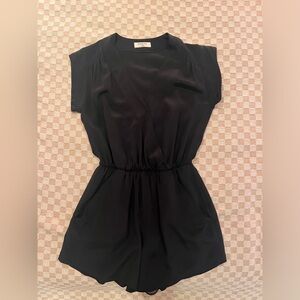 Aritzia Babaton Corbett Silk Romper